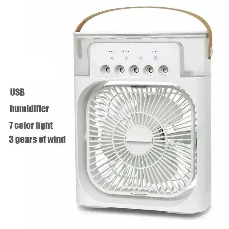 ❄️ Mini Climatiseur Silencieux 3-en-1 – Refroidit, Purifie et Humidifie l’Air