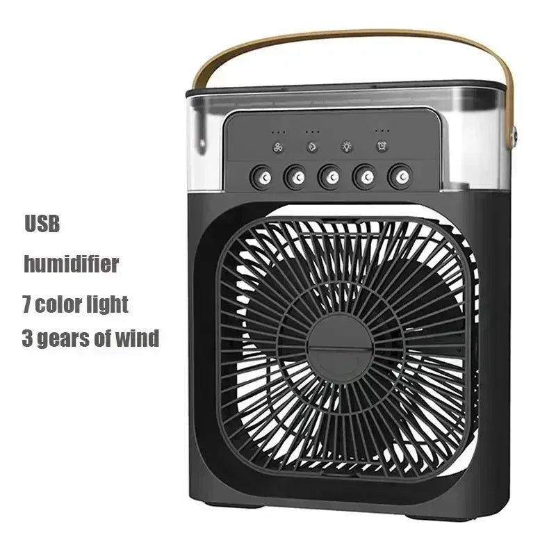 ❄️ Mini Climatiseur Silencieux 3-en-1 – Refroidit, Purifie et Humidifie l’Air